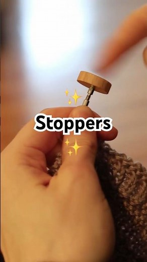 Using Stoppers • Keep Stitches on #Knitting Needles • #knittingtechniques #knittingtutorial