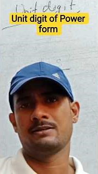 #maths #basic #mathstricks #tricks #unit #place How to find unit place of power Number