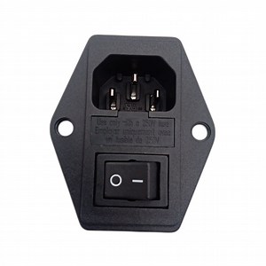 [Hot Item] IEC C14 15A 250V 3 Pin Male Connector Medical Socket Power Entry Module (SP3528-T3B04AS)