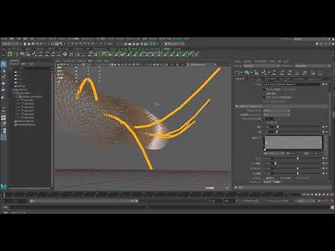 MAYAのXGenを使用したFurの作り方【まつ毛】