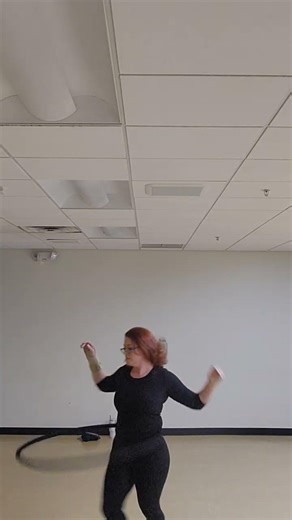 Dancing with my hoop is my favorite way to exercise- 3lb hula hoop.