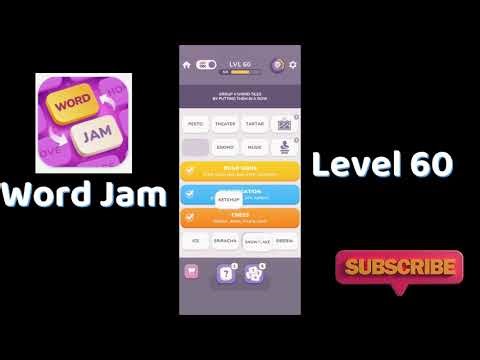 Word Jam Level 60 Walkthrough | Step-by-Step Guide 🧠 | SolutionGuruji