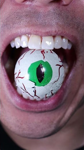 ASMR | Green Chocolate Eyeball