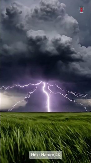 When the Sky Turns Violent 🌪️⚡ | Ultra HD Storm & Lightning 4K