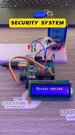 Capteur RFID Arduino et écran LCD #électricien #électronique #ingénierie #electronica #robot #capteurrfid #électrique #alarmedesécurité #rfid #arduino #displaylcd #protocolei2c | Méchant Circuit