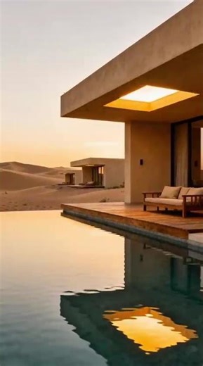 Modern Desert Resort of Dreams 🌵 | Luxury Minimalist Cabins with Infinity Pools