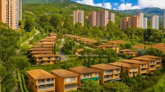 Medellín city surrounded by lush valley hills