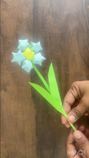 Easy Origami Star Flower 🌼| DIY Paper Craft | Handmade Bloom