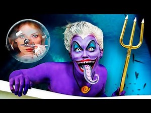 Terrifying Ursula from The Little Mermaid comes to life