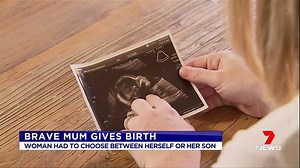 A Geelong mother, who was forced to choose between her pregnancy and her cancer battle, has given birth to a baby boy. | 7NEWS Australia
