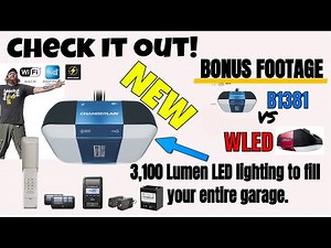 NEW Chamberlain B1381 Ultra Quiet Belt LED WI-FI Garage Door Opener