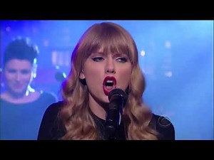 Red By Taylor Swift David Letterman