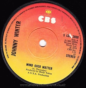 Johnny Winter - Mind Over Matter