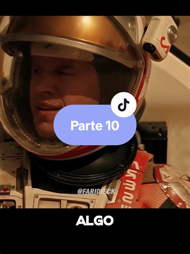 Hacer de un gran problema muchos mas pequeños he ir resolviendo los poco a poco es una forma de sentirse en control, para Marc, fue la forma de seguir adelante donde todo parecía imposible. The Martian 🪐 Para ver el video completo busca Farid Dieck en Youtube #relatos #clipsdepeliculas
