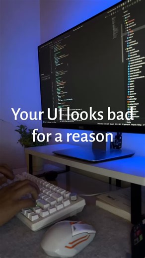 Sahil on Instagram: "Most UI problems aren’t about colors or frameworks. They’re about structure and spacing. #frontend #uidesign #webdev #frontenddeveloper #uiux"
