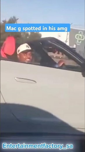 Mac G spotted cruising in his Merc Amg💥🤌😁 #podcastandchillwithmacg