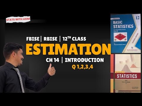 2nd Year Statistics Unit 14 Statistical Inference ( Estimation) Exercise Q 1 to 4