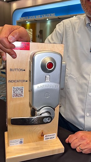 Gadget Glimpse | Check out the Securitech Safebolt, a super simple keyless lockdown tool for classrooms and other secure spaces! 🚪🔒 Just push a button to... | Instagram