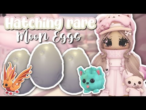Hatching MOON EGGS in ADOPT ME !!! | #adoptme #adoptmeeggs |