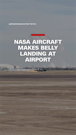The Federal Aviation Administration will investigate a belly landing made today by a NASA research plane in Houston, Texas. The incident involved a WB-57 aircraft which has been used by NASA for high altitude research since the 1970s. | CNN