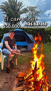 1.5M views · 24K reactions | EL CAMPING MÁS BARATO CUESTA $50.000 E...