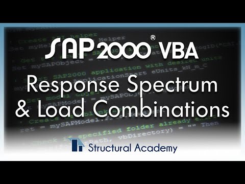 Analysis Setup: Response Spectrum & Load Combinations