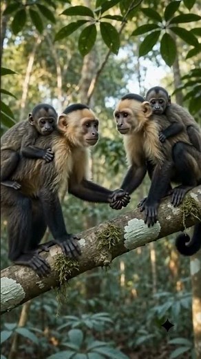 What Happens When a Capuchin Monkey Adopts Another Species' Baby? #unexplained #facts #marinemystery