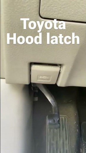 Hood latch on Toyota Highlander #Shorts