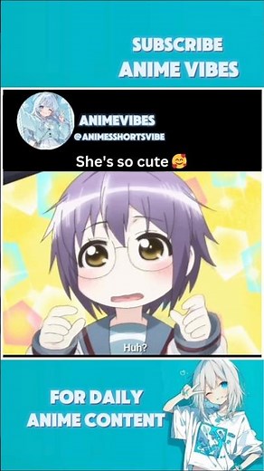 She's so kawaii 🥰💓#cute #anime #kawaii