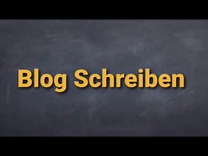Blog Schreiben auf Deutsch