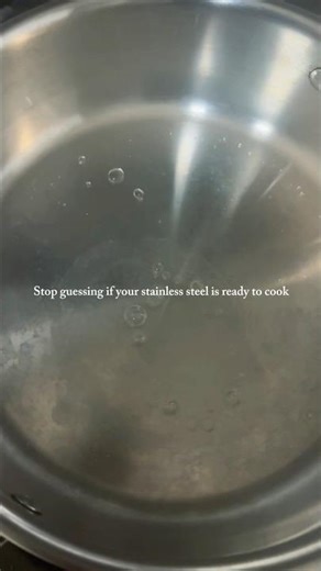 How to know when your stainless steel cookware is ready to cook