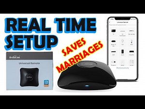 Real Time Broadlink RM4 Pro How to Setup - Dumb to Smart Remote Devices (Links below)