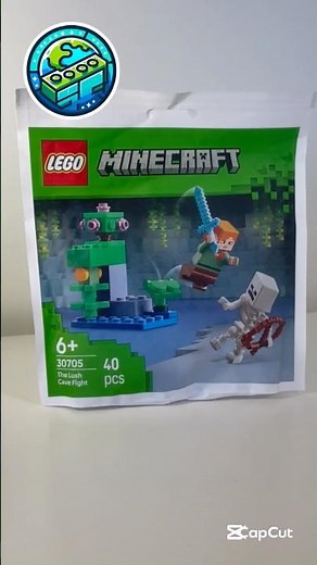 ⛰️LEGO Minecraft Lush Cave Fight Set!🌸