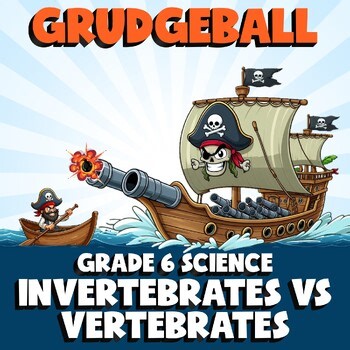 Invertebrates vs Vertebrates GRUDGEBALL Science Game - No Prep Grade 6 Review