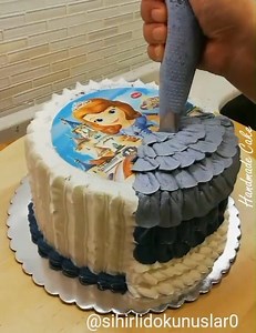 Make a beautiful birthday cake Video source: instar: @ Mine'nin Mutfağı | Sweetie Cake