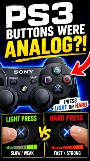 Did You Know The PS3 Buttons Were Secretly Analog