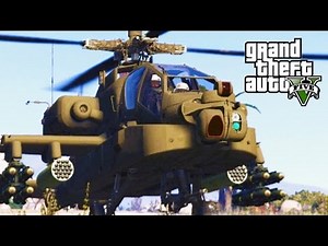 GTA 5 SP #21 - AH-64D Longbow Apache Mod