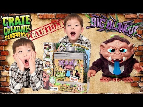Twins Prank Daddy With Crate Creatures Big Blow Out Surprise--Nanners! 4K