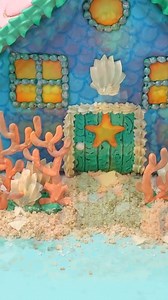 Underwater Cookie House 🐬🥰 #explore #decoratedcookies #baking #cookies #viralpost | SweetAmbs