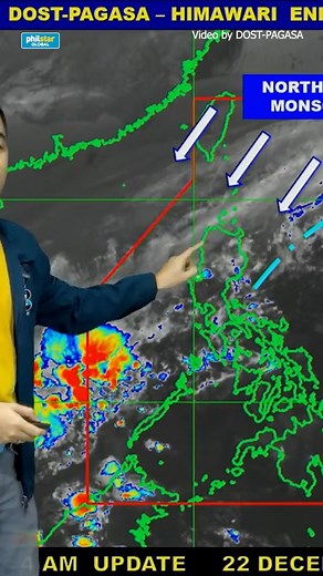 4.1K views · 29 reactions | PAGASA Weather Update: Malamig at maulang panahon inaasahan sa Luzon | Philstar.com | Facebook