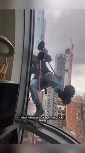 The Fearless High-Rise Window Cleaners #ExtremeJobs #UrbanHeroes #WindowCleaning #HighRiseWorkers #fblifestyle | KADE DA