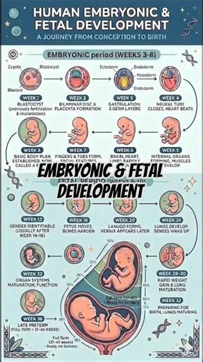 배아 와 태아 발생 @Yeo백의미 #biology #산부인과 #임신 #기초의학 #요약 #해외의대 #usmle #klme #fmge #인간발달