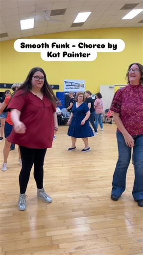 Smooth Funk — choreographed by Kat Painter! Such a fun improver level dance with a cute (optional) tag. #northcarolina #linedance #choreography #supportsmallbusinessowners #supportlocal | Maggie Shipley Line Dance