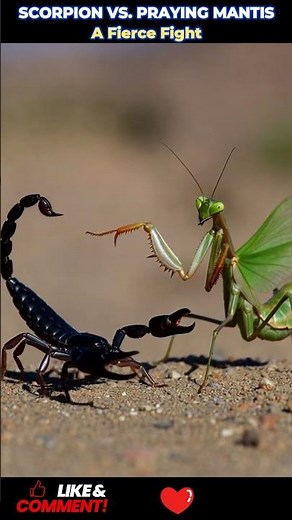 #PrayingMantis #Scorpion #NatureFight