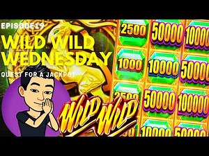 ★WILD WILD WEDNESDAY!★ QUEST FOR A JACKPOT [EP 19] 🤠 WILD WILD EMERALD Slot Machine (Aristocrat)