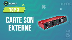TOP 3 : CARTE SON EXTERNE 2023