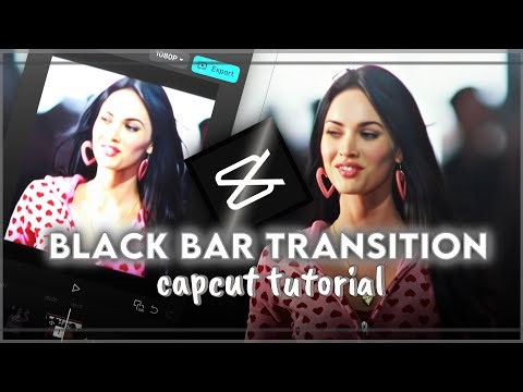 Blackbar transition tutorial - capcut tutorial 