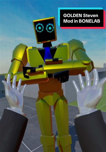 GOLDEN Steven in BONELAB | #bonelab #vr #mod #virtualreality #funny | bone lab