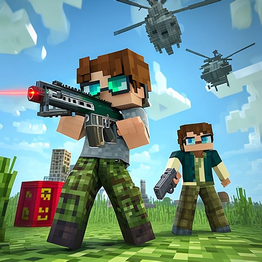 Pixel Gun 𝟹D : Multiplayer shooter with skin creator