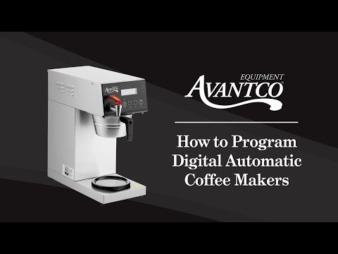 Easy Guide: Programming Your Avantco Digital Automatic Coffee Maker